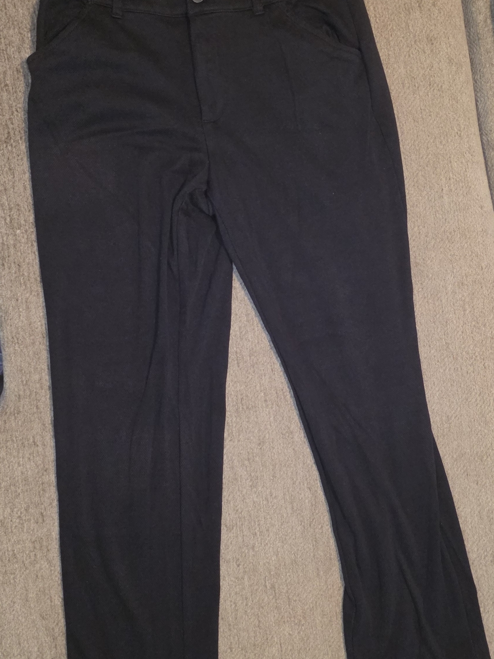 Time and Tru Black Straight-Leg Pants Size 14